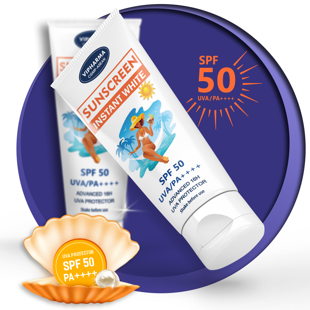 Kem chống nắng SPF50 SUNSCREEN Instant White