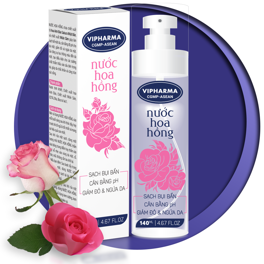 Dung dịch Vipharma NƯỚC HOA HỒNG