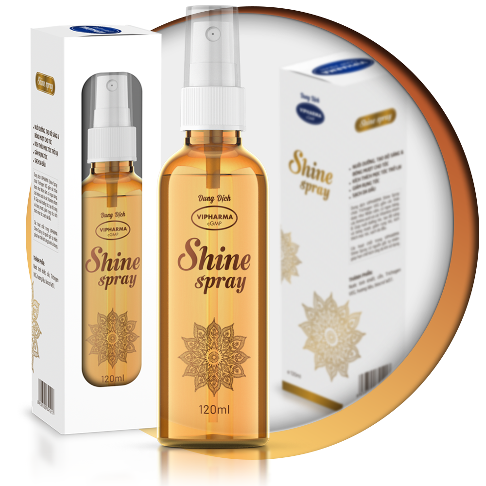 Dung dịch Dưỡng tóc Vipharma Shine Spray